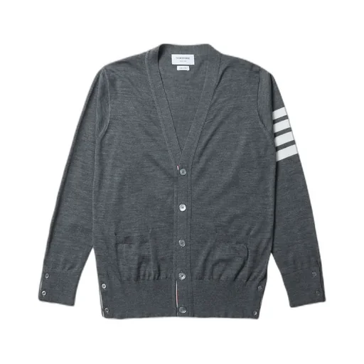 V-Neck Long-Sleeved Cardigan