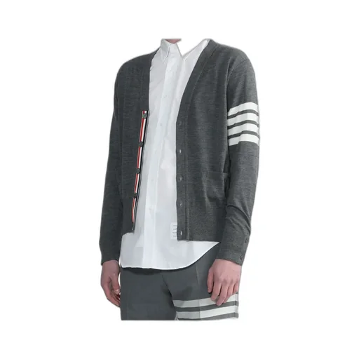 V-Neck Long-Sleeved Cardigan