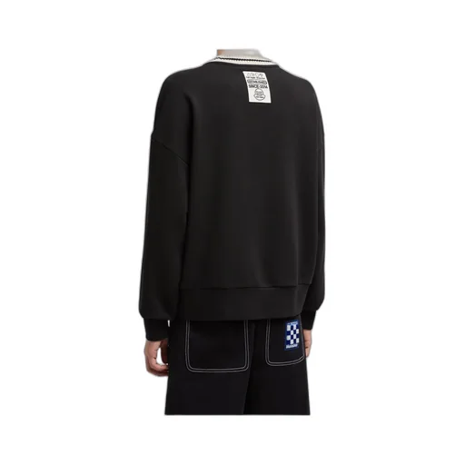 Moncler X Palm Angels Logo Patch Crewneck Sweatshirt