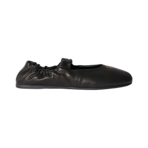 Miu Miu Logo-Embroidered Ballet Flats