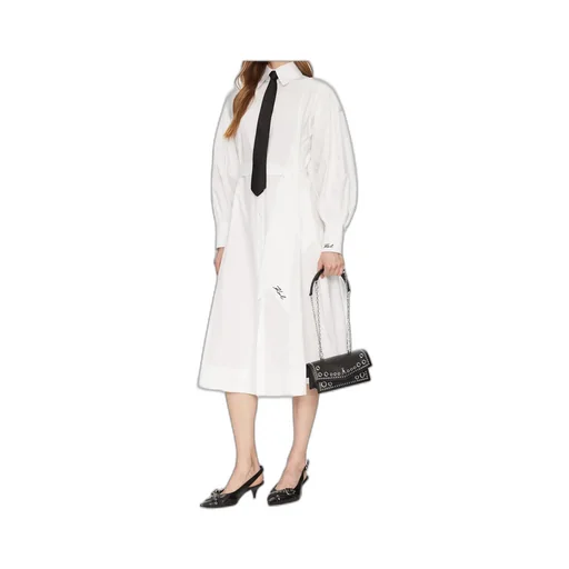 Poplin Midi Dress