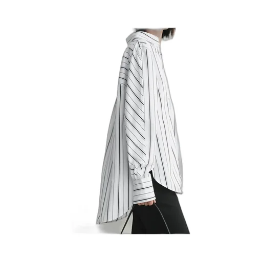 TotÊMe Striped Collared Long-Sleeve Shirt