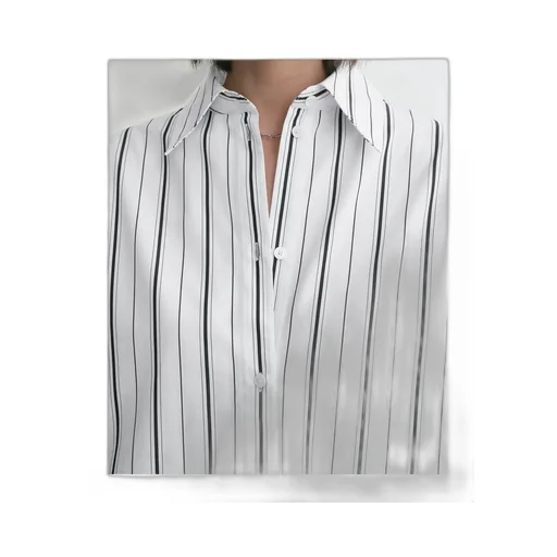 TotÊMe Striped Collared Long-Sleeve Shirt