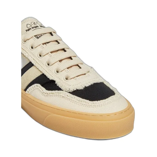 Moncler X Palm Angels Monaco2 Canvas & Suede Sneakers