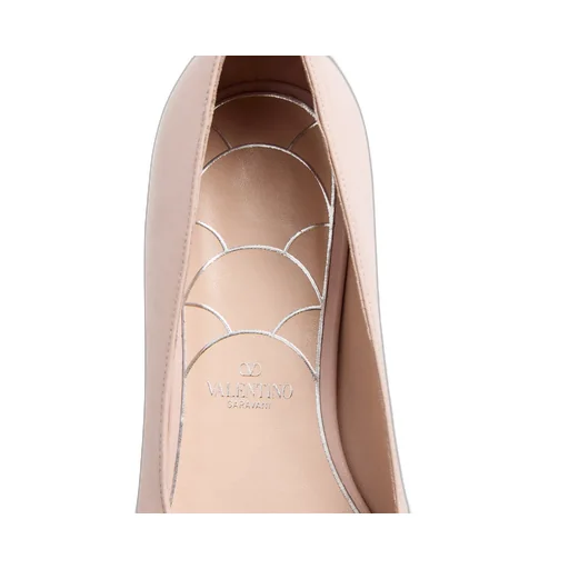 Valentino Preshoes Embellished Square Toe Ballet Flats