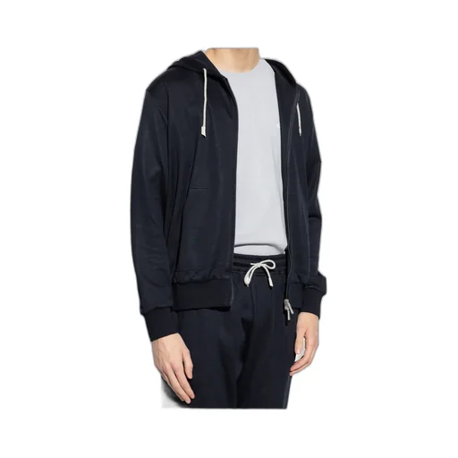 Eleventy Classic Zip-Up Hoodie Sweater