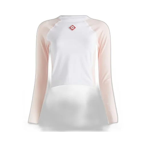 Casablanca Logo Patch Raglan Long Sleeved Top