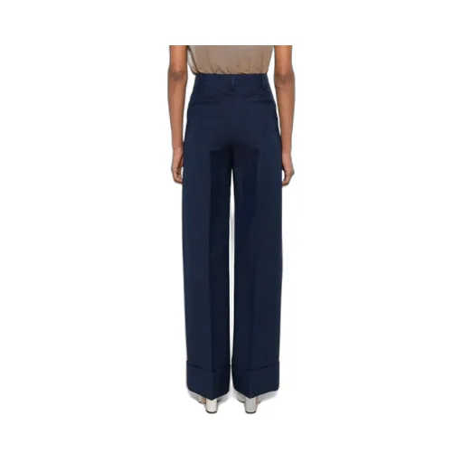 Valentino Pleat Detailed Striaght Leg Pants
