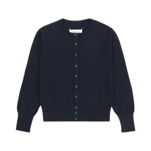 Maison Margiela Cropped Crewneck Cardigan