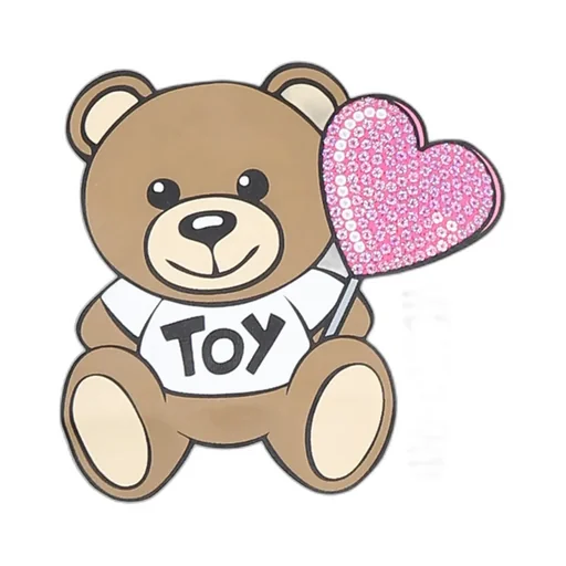 Moschino Kids Teddy Bear-Printed Crewneck T-Shirt