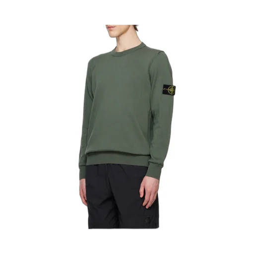 Stone Island Logo Patch Crewneck Sweater