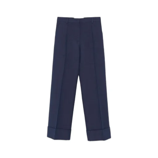 Valentino Pleat Detailed Striaght Leg Pants