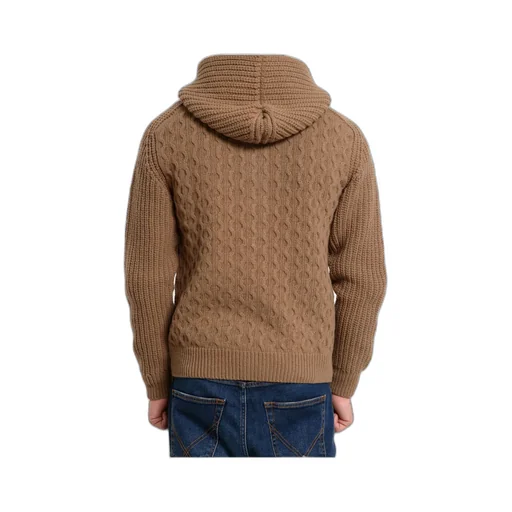 Long-Sleeved Knitted Cardigan