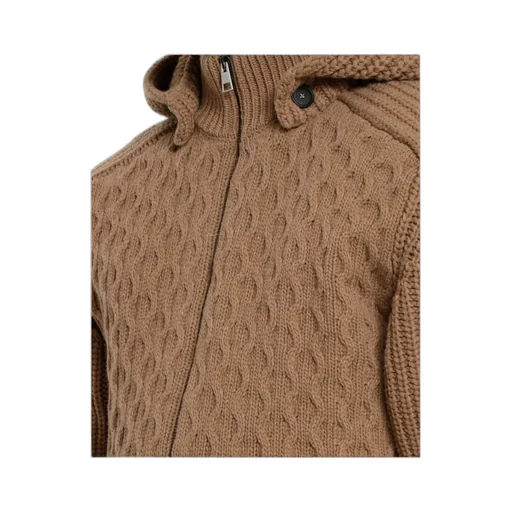 Long-Sleeved Knitted Cardigan