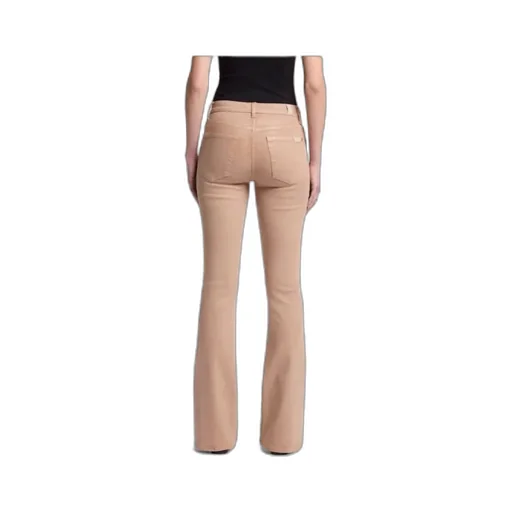 Bootcut Coated Stretch Cafe Crema