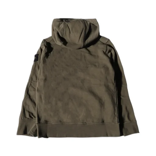 Stone Island Junior Long Sleeved Compass-Badge Hoodie