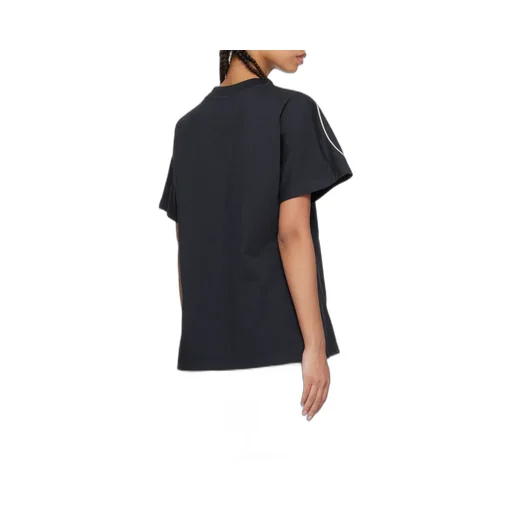 Embroidered Cursive Logo Cotton T-Shirt