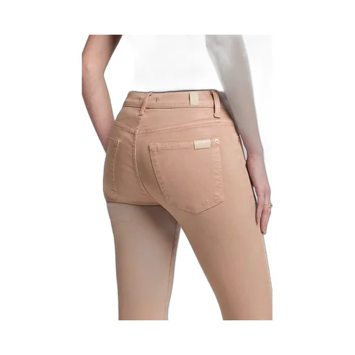 Bootcut Coated Stretch Cafe Crema