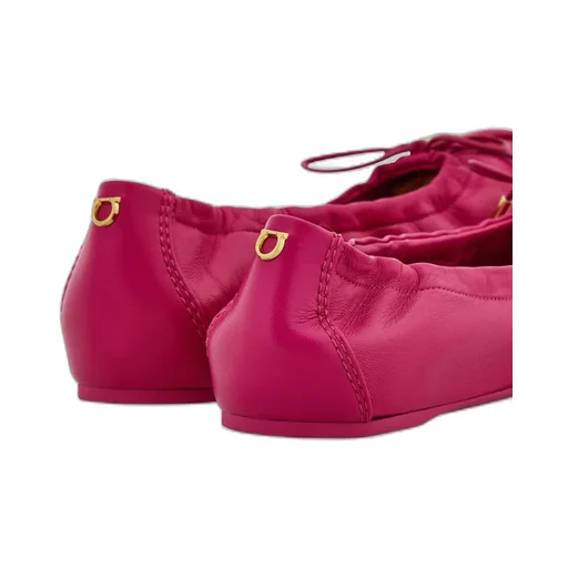 Ferragamo Bow Detail Ballet Flats