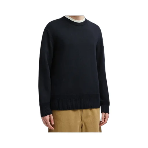 Logo Patch Cotton Sweater