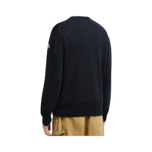 Logo Patch Cotton Sweater