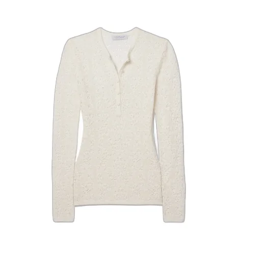 Lace Crew-Neck Sweater