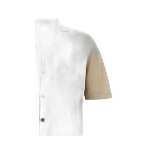 Zanone Lapel Short-Sleeved Shirt