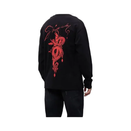 Givenchy Logo Printed Long-Sleeved T-Shirt