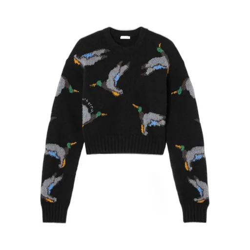 Burberry Duck-Jacquard Crewneck Jumper
