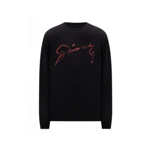 Givenchy Logo Printed Long-Sleeved T-Shirt