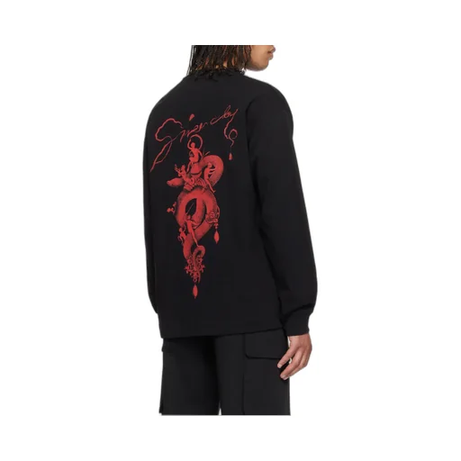 Givenchy Logo Printed Long-Sleeved T-Shirt