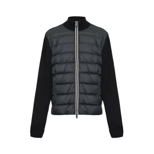 Moncler Zip-Up Down Cardigan