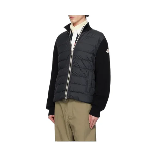 Moncler Zip-Up Down Cardigan