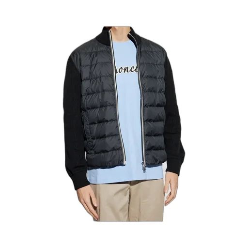 Moncler Zip-Up Down Cardigan