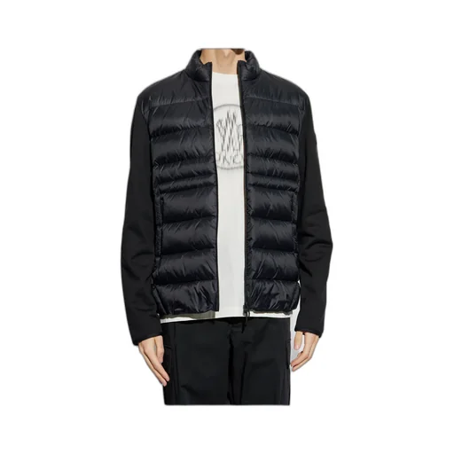Moncler Logo Patch Down Cardigan