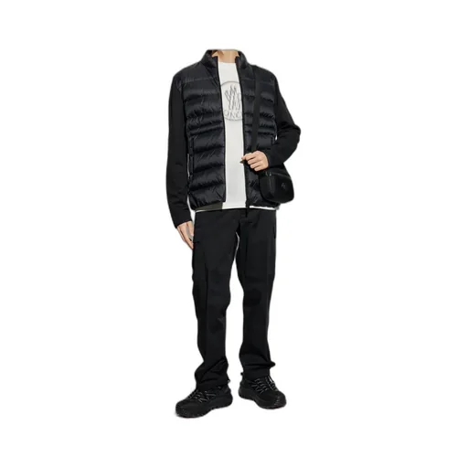 Moncler Logo Patch Down Cardigan