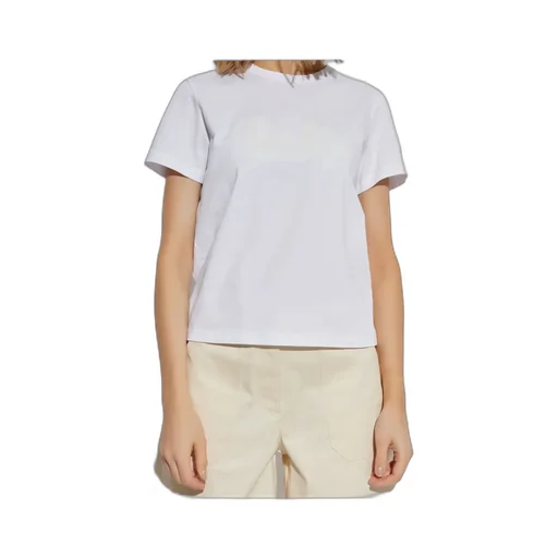 Moncler Logo Embroidered Crewneck T-Shirt