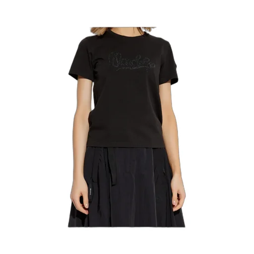 Moncler Logo Embroidered Crewneck T-Shirt