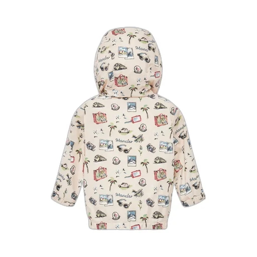 Moncler Enfant Hilda Printed Hooded Jacket