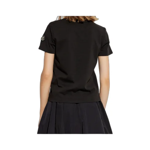 Moncler Logo Embroidered Crewneck T-Shirt