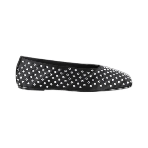 Magda Butrym Embellished Satin Ballet Flats