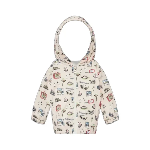 Moncler Enfant Hilda Printed Hooded Jacket