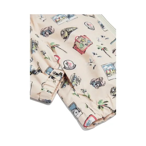 Moncler Enfant Hilda Printed Hooded Jacket