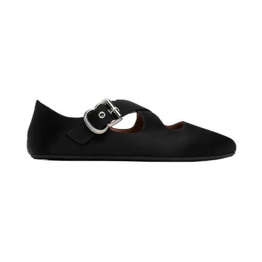 Cross Strap Ballet Flats
