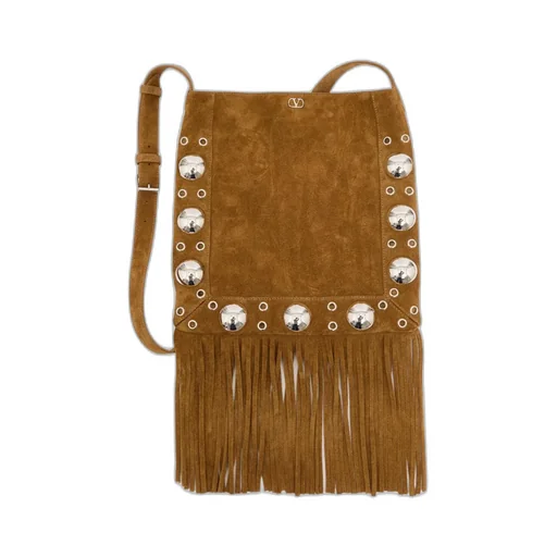 Valentino NellcÔTe Fringed Edge Shoulder Bag