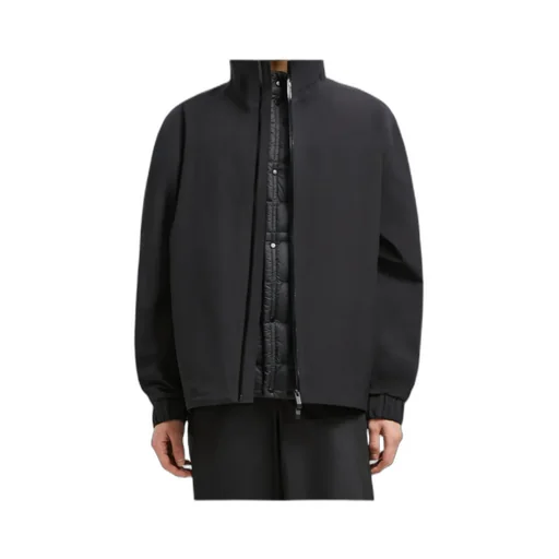 Moncler Zip-Up Hooded Jacket
