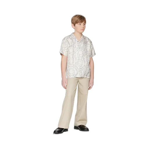 Versace Kids Barocco Short-Sleeved Shirt