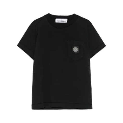 Stone Island Junior Logo Patch Crewneck T-Shirt