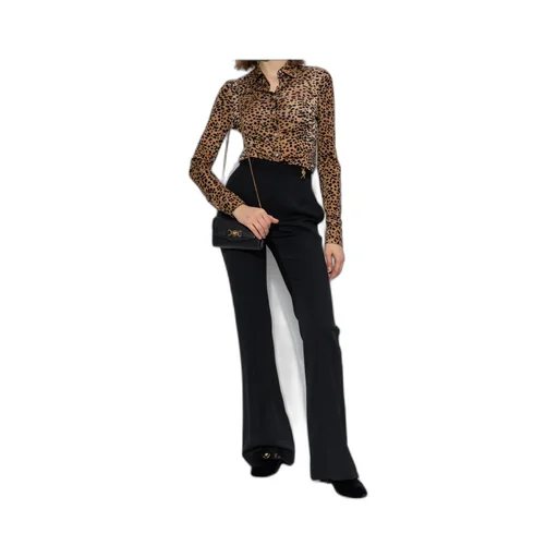 Versace Leopard-Printed Long-Sleeved Shirt