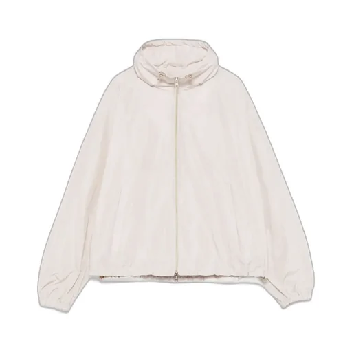 Herno Drawstring Hem Zip-Up Jacket